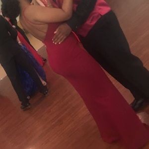 Wine Red Formal Dress
